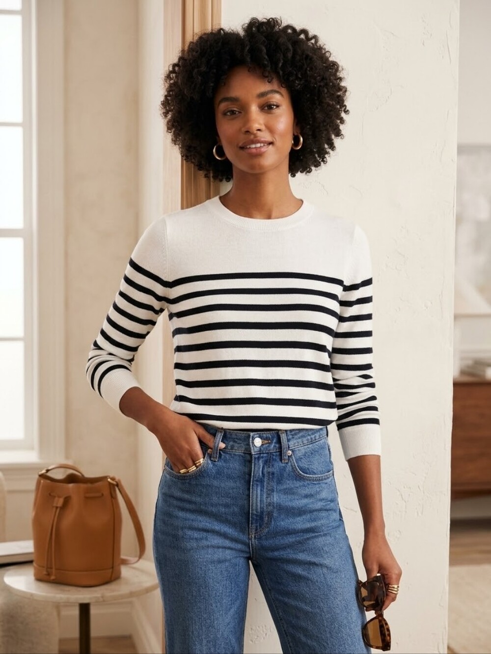 J. Crew 100% Cotton Teddie Crewneck Sweater